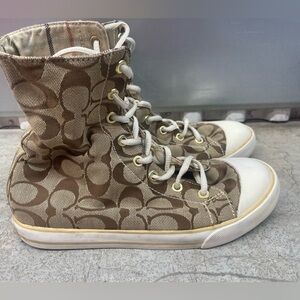 Coach Bonney Women’s High Top Sneakers Size 6 1/2